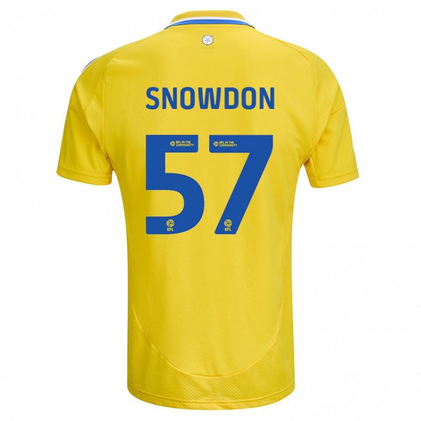 Criança Camisola Joe Snowdon #57 Azul Amarelo Alternativa 2024/25 Camisa Brasil