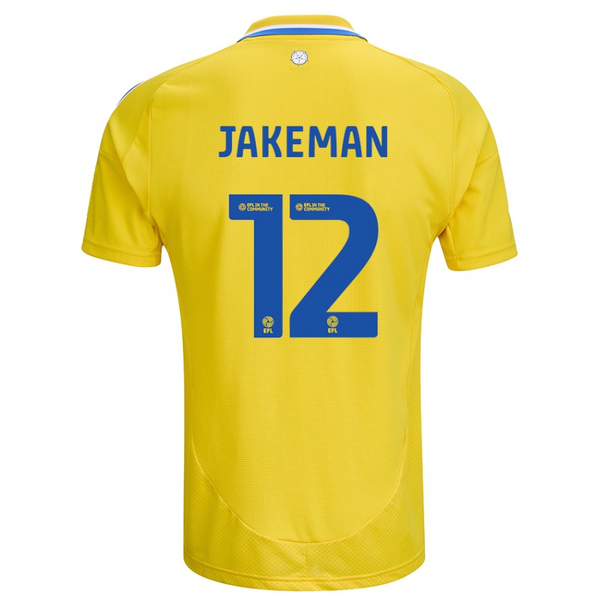 Criança Camisola Harriet Jakeman #12 Azul Amarelo Alternativa 2024/25 Camisa Brasil