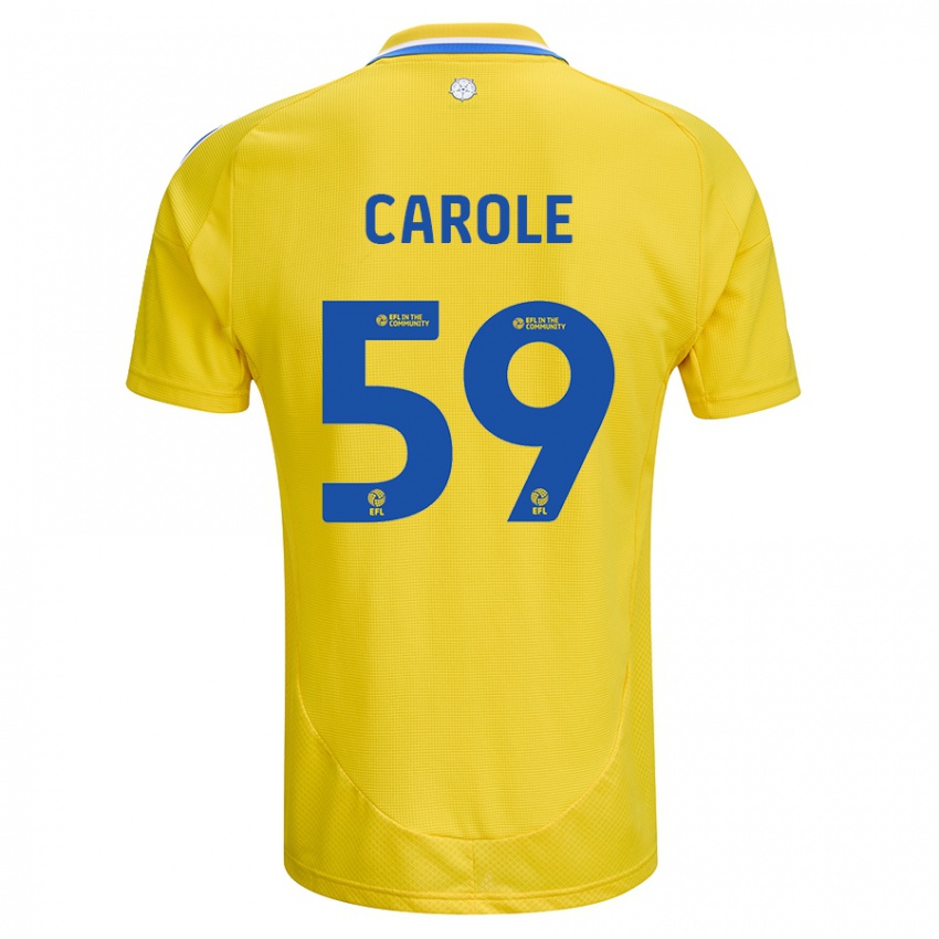 Criança Camisola Keenan Carole #59 Azul Amarelo Alternativa 2024/25 Camisa Brasil