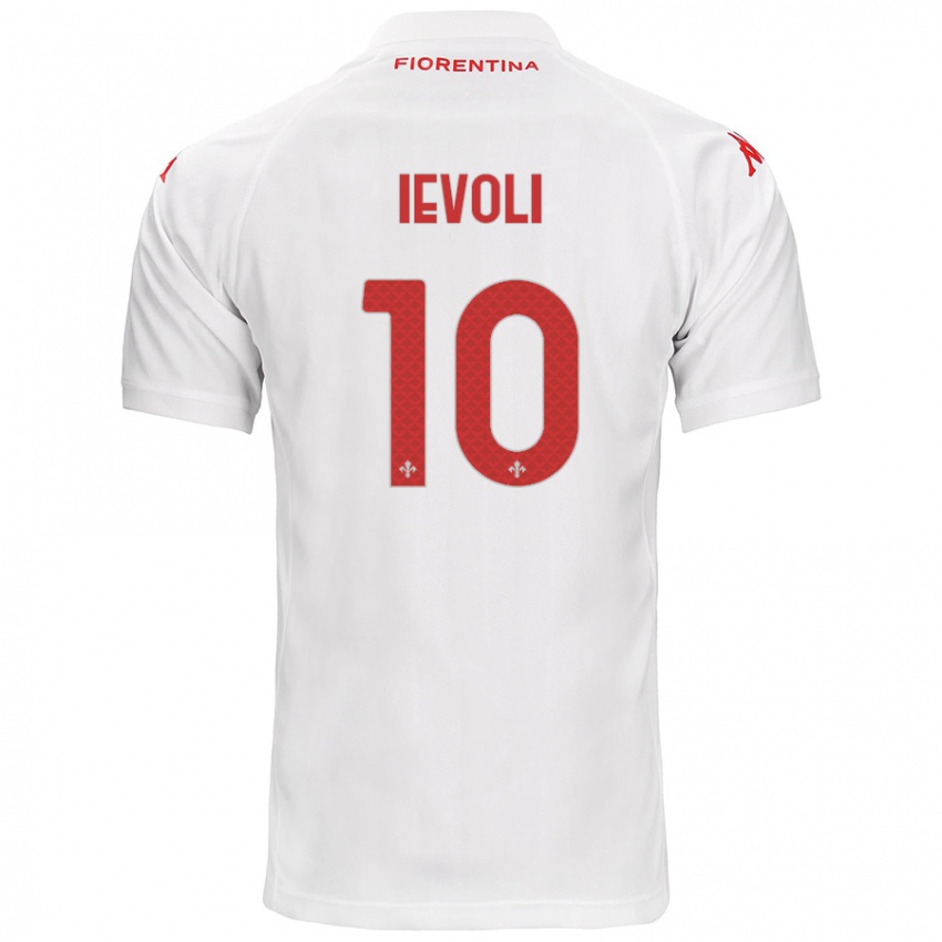 Criança Camisola Mattia Ievoli #10 Branco Alternativa 2024/25 Camisa Brasil