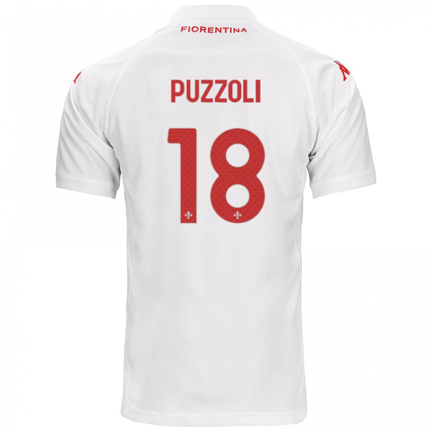 Criança Camisola Giorgio Puzzoli #18 Branco Alternativa 2024/25 Camisa Brasil