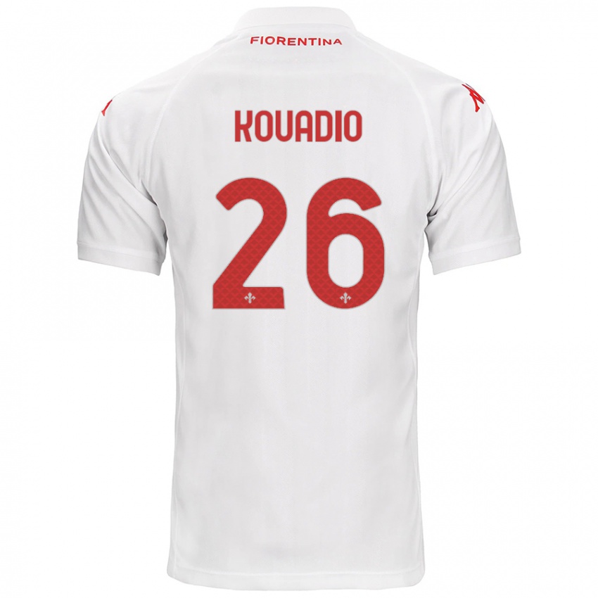 Criança Camisola Eddy Kouadio #26 Branco Alternativa 2024/25 Camisa Brasil