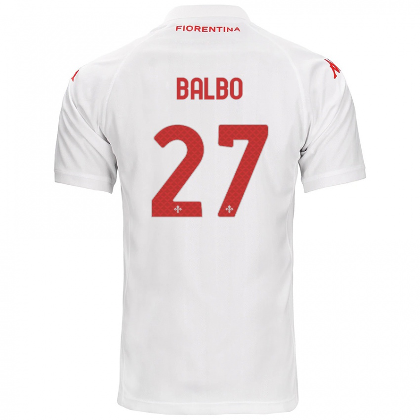 Criança Camisola Luis Balbo #27 Branco Alternativa 2024/25 Camisa Brasil