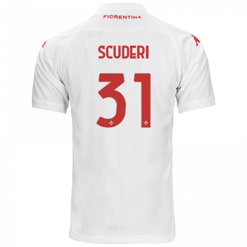 Criança Camisola Giulio Scuderi #31 Branco Alternativa 2024/25 Camisa Brasil