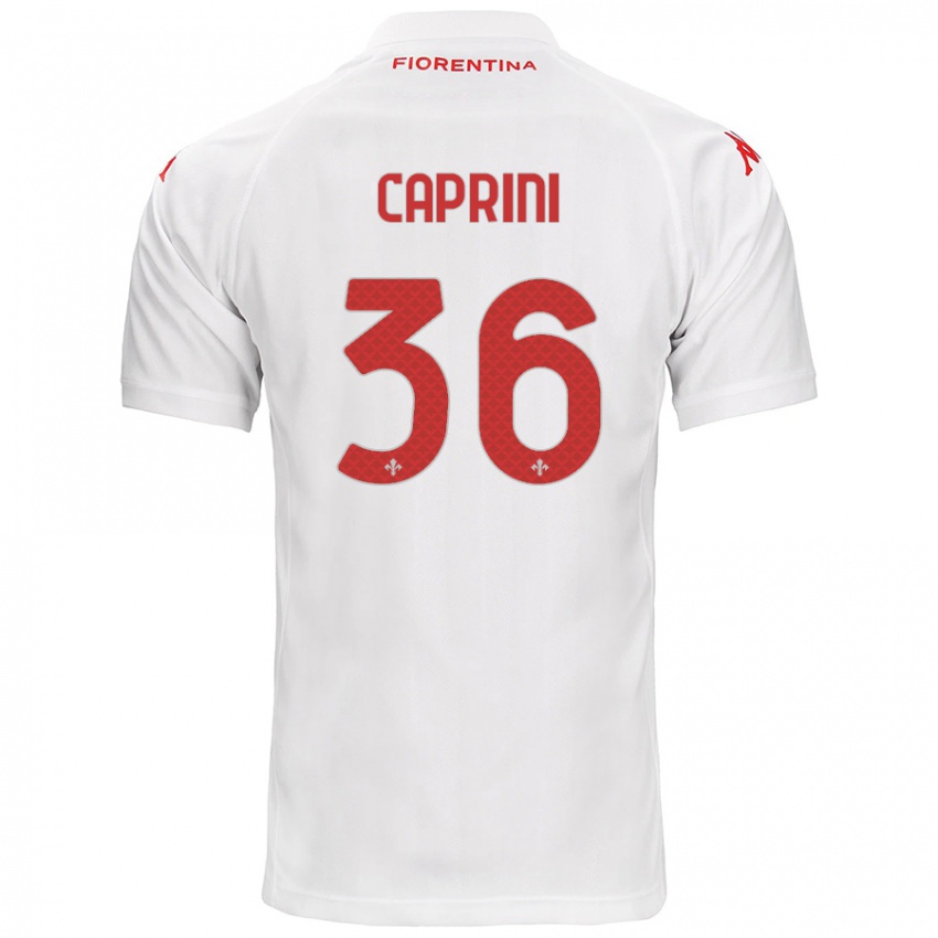 Criança Camisola Maat Daniel Caprini #36 Branco Alternativa 2024/25 Camisa Brasil