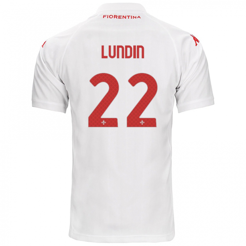 Criança Camisola Karin Lundin #22 Branco Alternativa 2024/25 Camisa Brasil