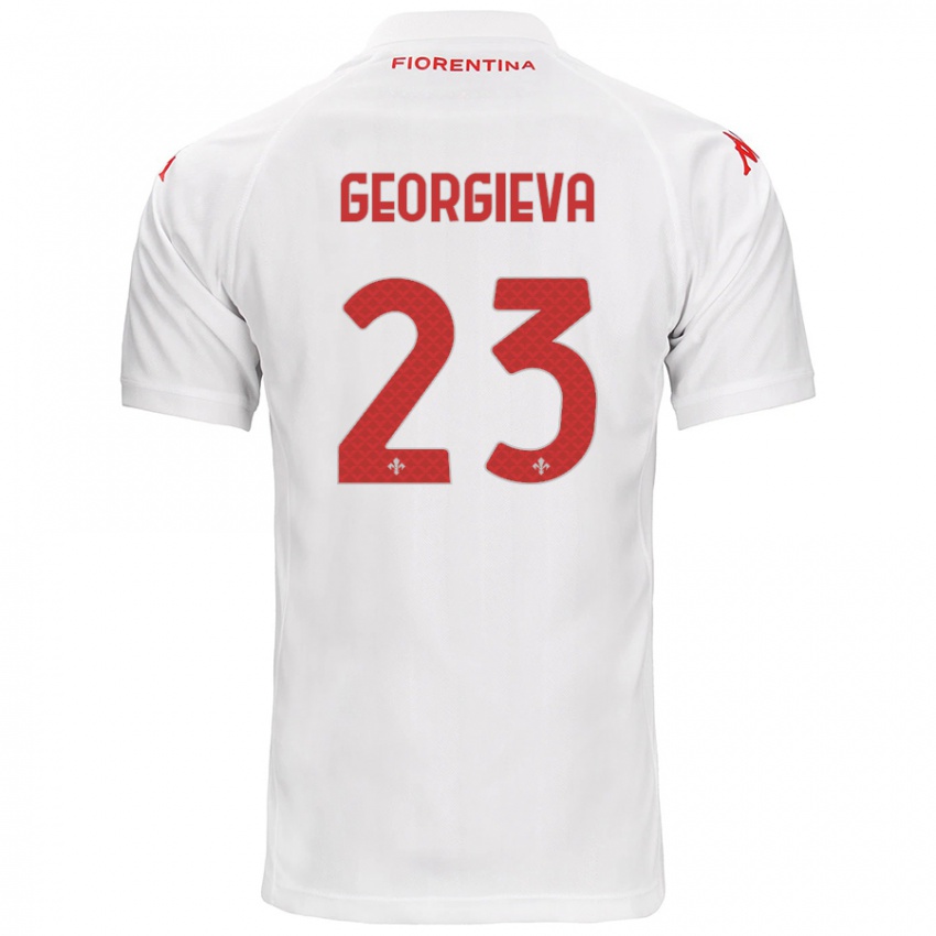 Criança Camisola Marina Georgieva #23 Branco Alternativa 2024/25 Camisa Brasil