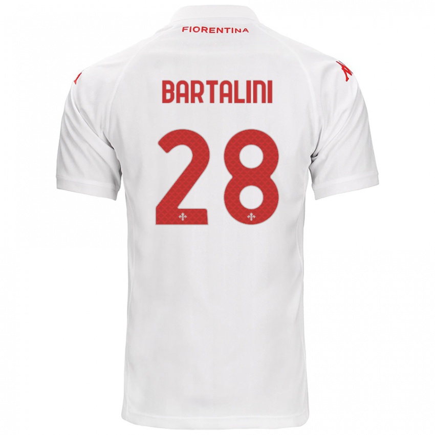 Criança Camisola Viola Bartalini #28 Branco Alternativa 2024/25 Camisa Brasil