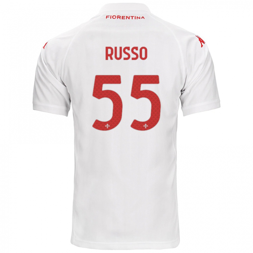 Criança Camisola Federica Russo #55 Branco Alternativa 2024/25 Camisa Brasil