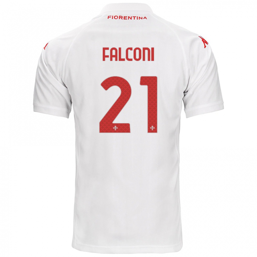 Criança Camisola Niccolò Falconi #21 Branco Alternativa 2024/25 Camisa Brasil