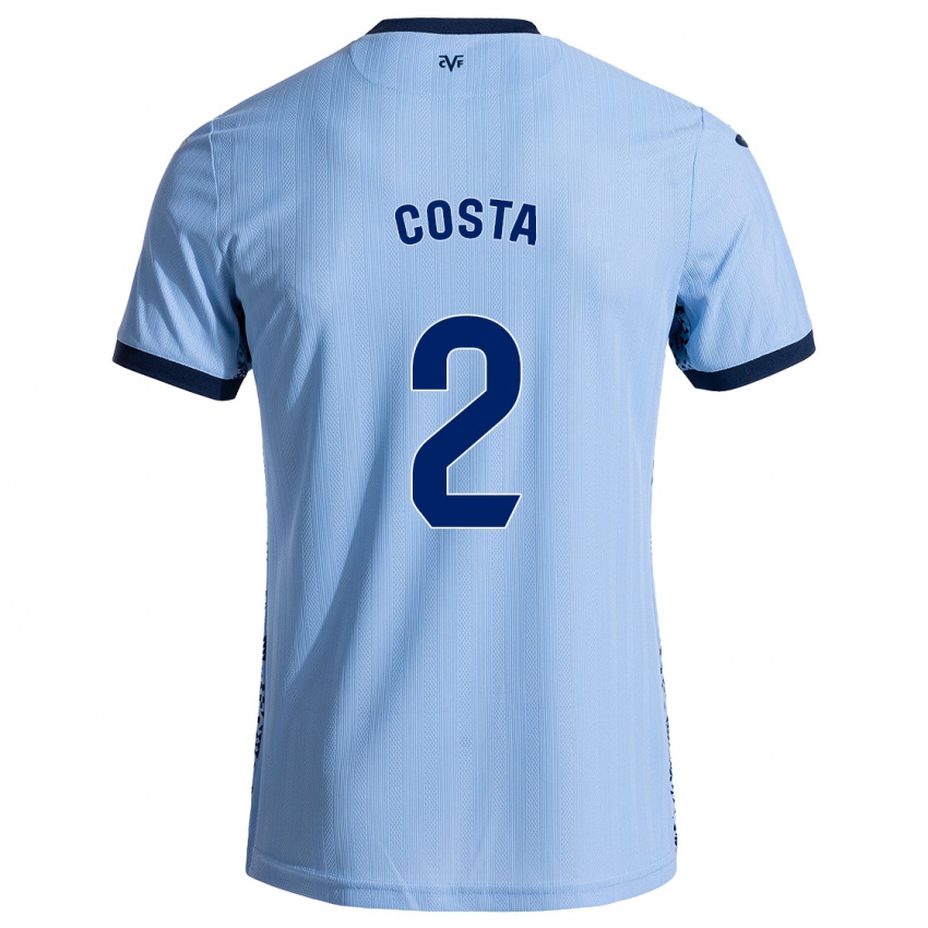 Criança Camisola Logan Costa #2 Celeiro Azul Alternativa 2024/25 Camisa Brasil