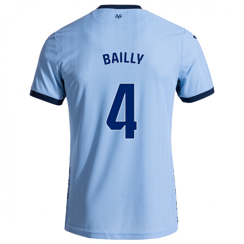 Criança Camisola Eric Bailly #4 Celeiro Azul Alternativa 2024/25 Camisa Brasil