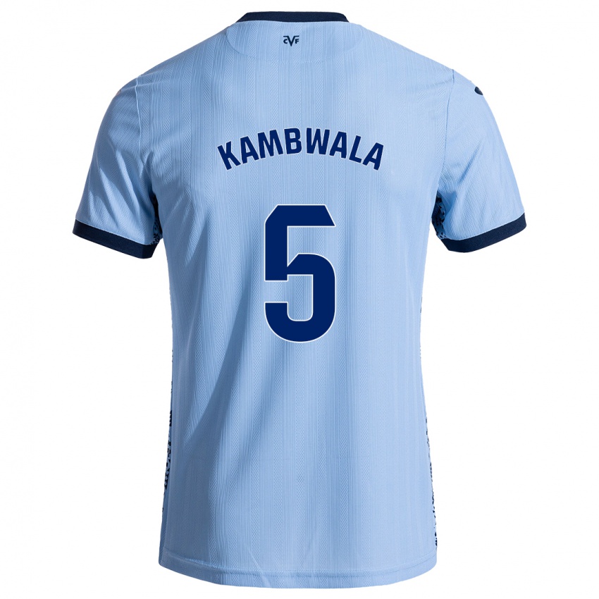 Criança Camisola Willy Kambwala #5 Celeiro Azul Alternativa 2024/25 Camisa Brasil