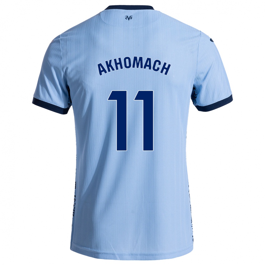 Criança Camisola Ilias Akhomach #11 Celeiro Azul Alternativa 2024/25 Camisa Brasil