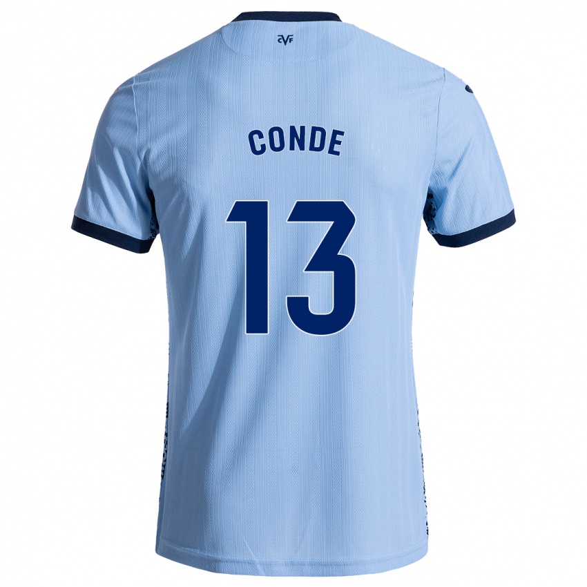 Criança Camisola Diego Conde #13 Celeiro Azul Alternativa 2024/25 Camisa Brasil