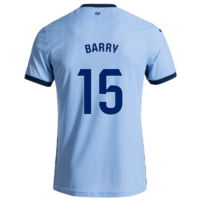 Criança Camisola Thierno Barry #15 Celeiro Azul Alternativa 2024/25 Camisa Brasil