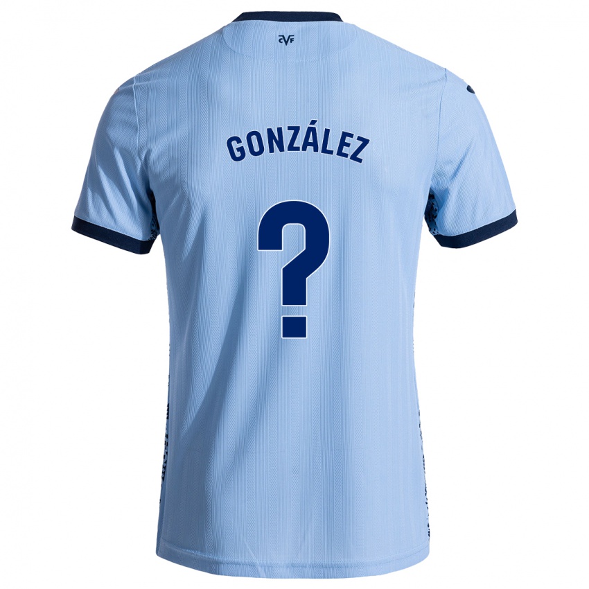 Criança Camisola Dani González #0 Celeiro Azul Alternativa 2024/25 Camisa Brasil