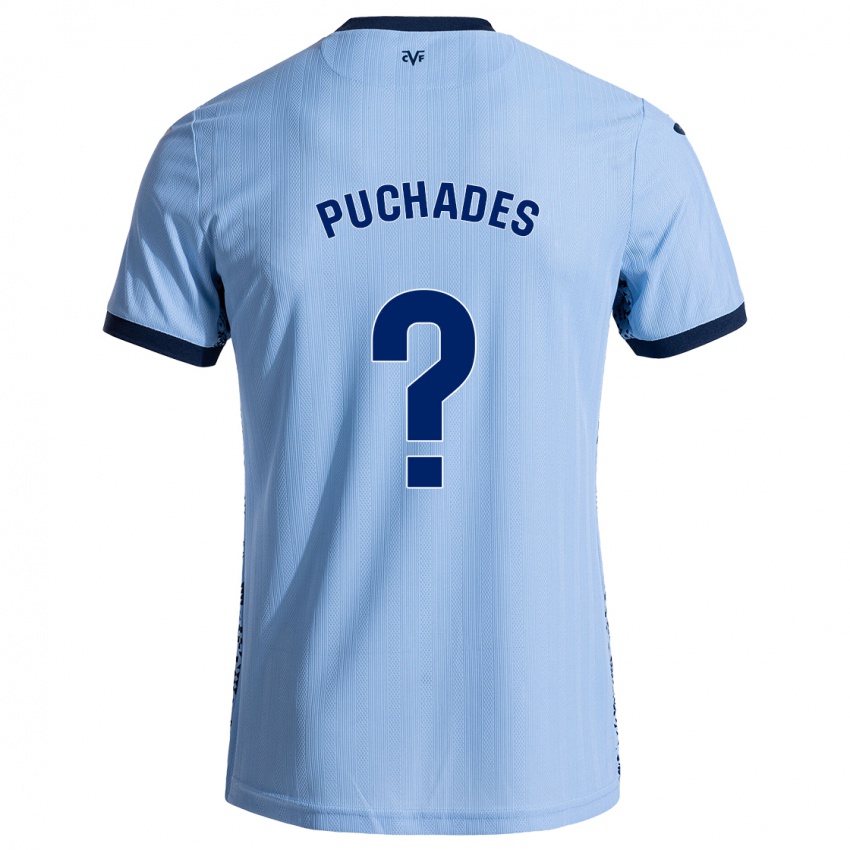 Criança Camisola Fran Puchades #0 Celeiro Azul Alternativa 2024/25 Camisa Brasil