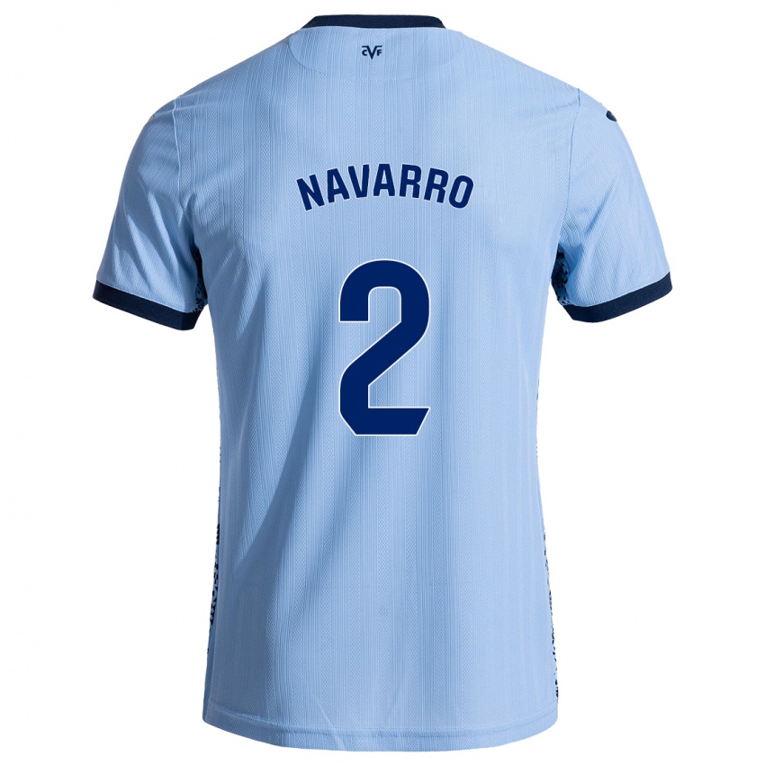 Criança Camisola Pau Navarro #2 Celeiro Azul Alternativa 2024/25 Camisa Brasil