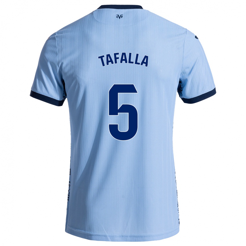 Criança Camisola Fran Tafalla #5 Celeiro Azul Alternativa 2024/25 Camisa Brasil