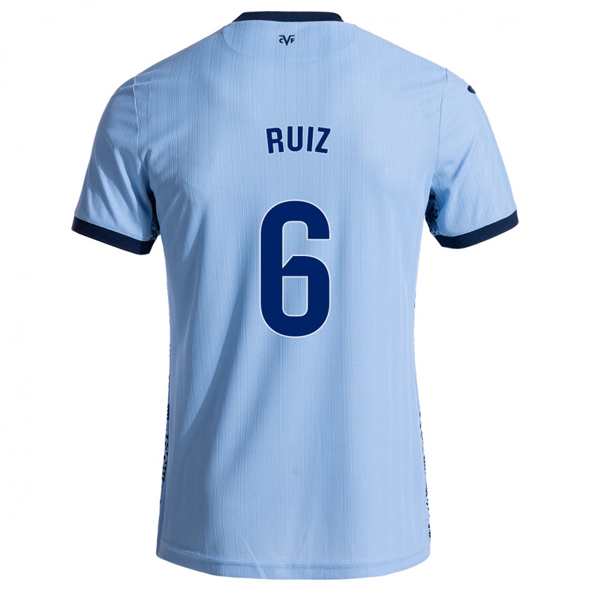 Criança Camisola Joan Ruiz #6 Celeiro Azul Alternativa 2024/25 Camisa Brasil