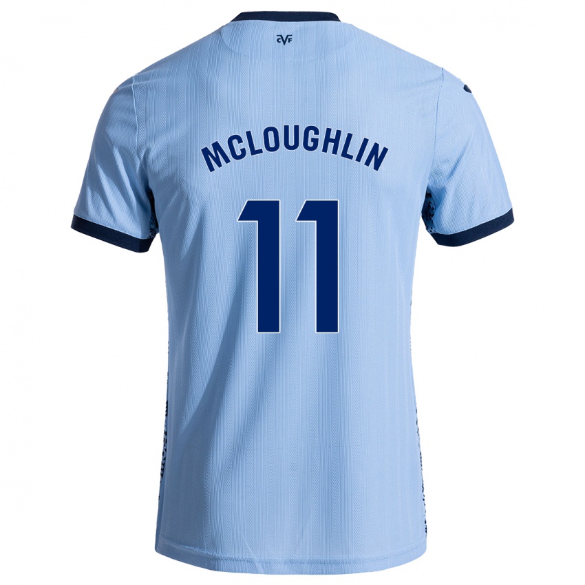 Criança Camisola Caden Mcloughlin #11 Celeiro Azul Alternativa 2024/25 Camisa Brasil