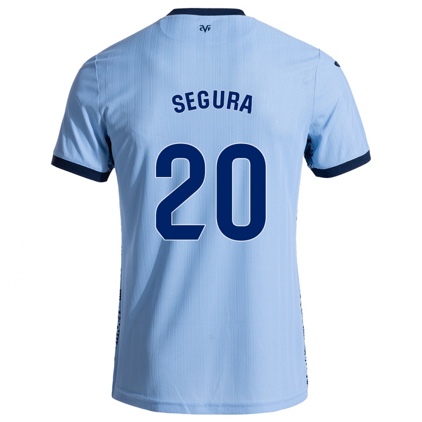 Criança Camisola Carlos Segura #20 Celeiro Azul Alternativa 2024/25 Camisa Brasil