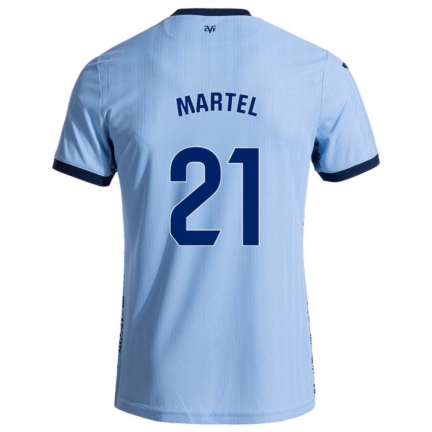 Criança Camisola Kevin Martel #21 Celeiro Azul Alternativa 2024/25 Camisa Brasil