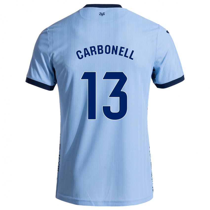 Criança Camisola Carmen Carbonell #13 Celeiro Azul Alternativa 2024/25 Camisa Brasil