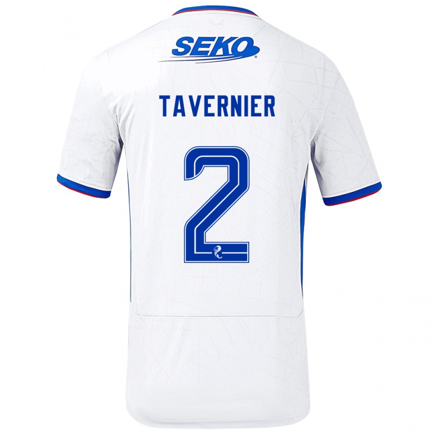 Criança Camisola James Tavernier #2 Azul Branco Alternativa 2024/25 Camisa Brasil