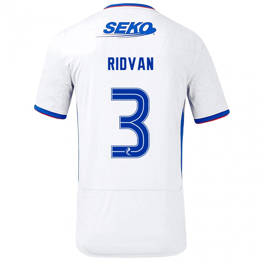 Criança Camisola Rıdvan Yılmaz #3 Azul Branco Alternativa 2024/25 Camisa Brasil