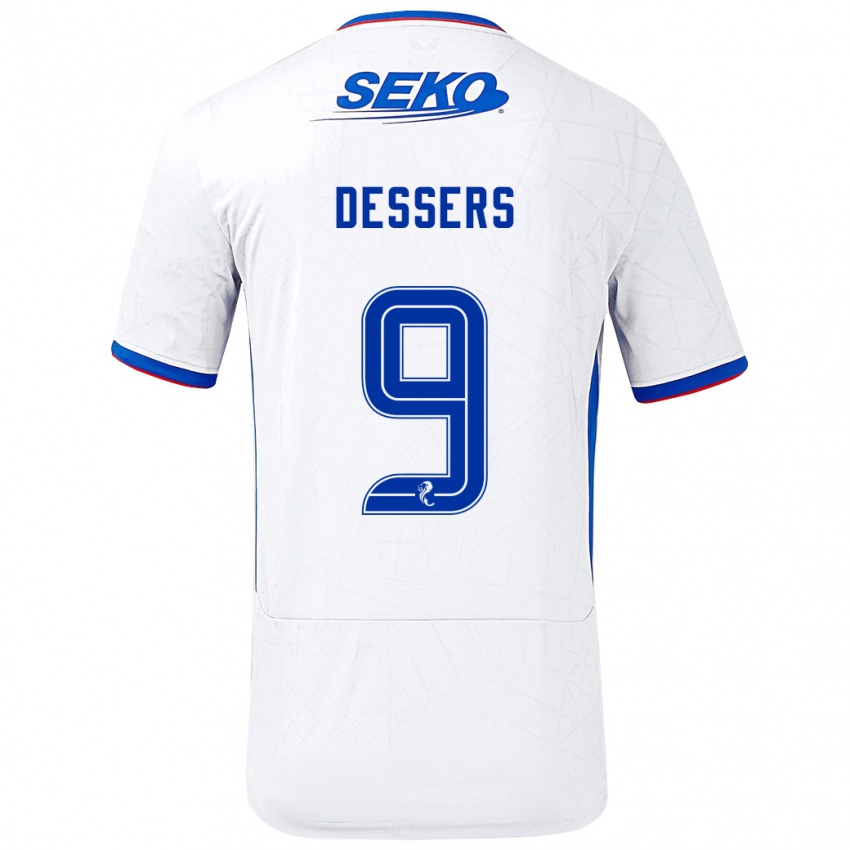 Criança Camisola Cyriel Dessers #9 Azul Branco Alternativa 2024/25 Camisa Brasil