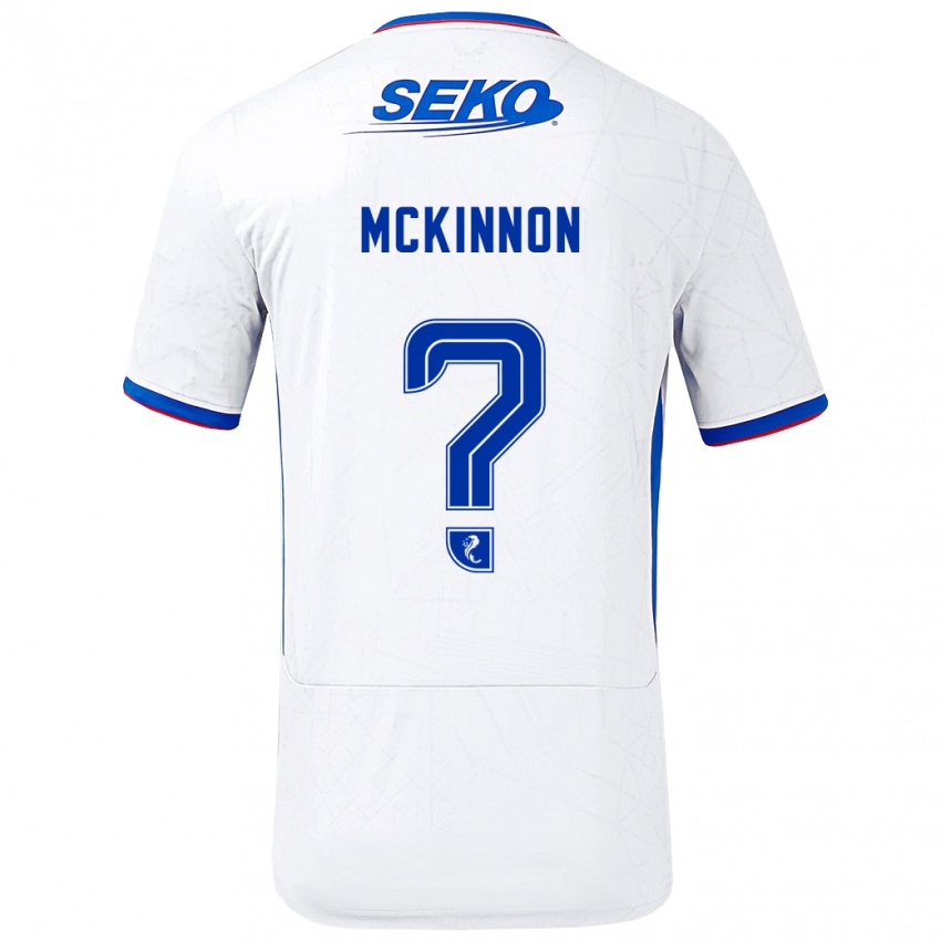 Criança Camisola Cole Mckinnon #0 Azul Branco Alternativa 2024/25 Camisa Brasil