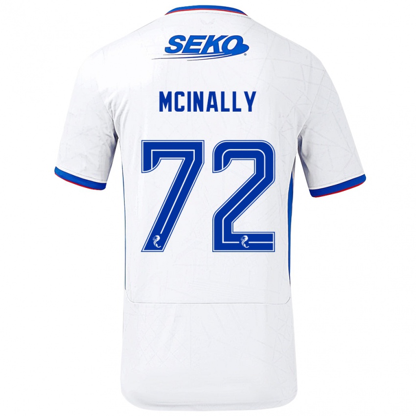 Criança Camisola Darren Mcinally #72 Azul Branco Alternativa 2024/25 Camisa Brasil