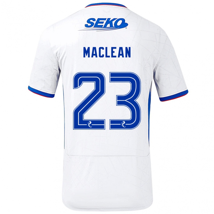 Criança Camisola Kirsty Maclean #23 Azul Branco Alternativa 2024/25 Camisa Brasil