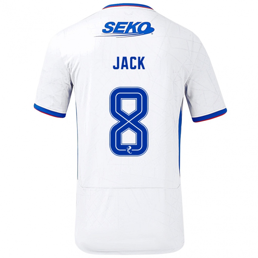 Criança Camisola Ryan Jack #8 Azul Branco Alternativa 2024/25 Camisa Brasil