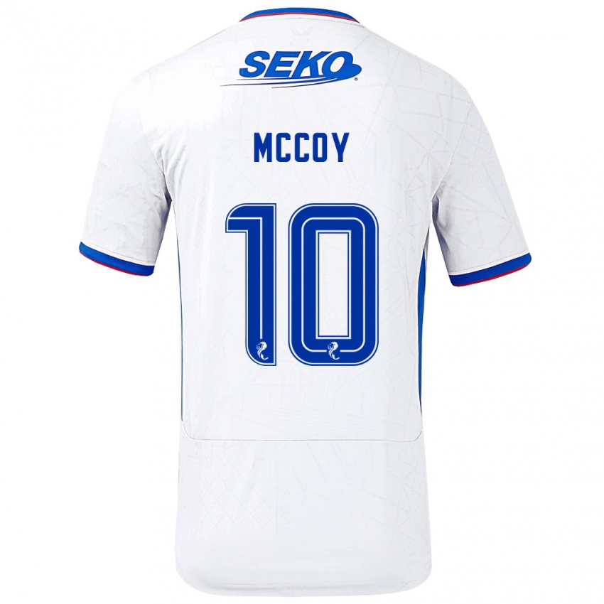 Criança Camisola Kayla Mccoy #10 Azul Branco Alternativa 2024/25 Camisa Brasil