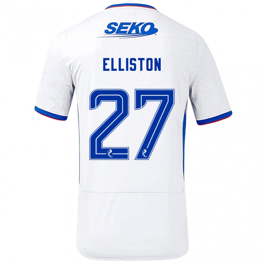 Criança Camisola Maddie Elliston #27 Azul Branco Alternativa 2024/25 Camisa Brasil