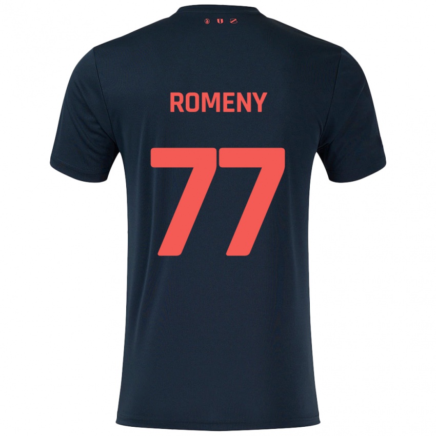 Criança Camisola Ole Romeny #77 Vermelho Preto Alternativa 2024/25 Camisa Brasil