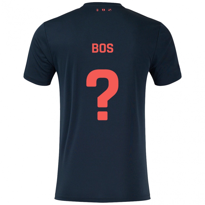 Criança Camisola Torben Bos #0 Vermelho Preto Alternativa 2024/25 Camisa Brasil