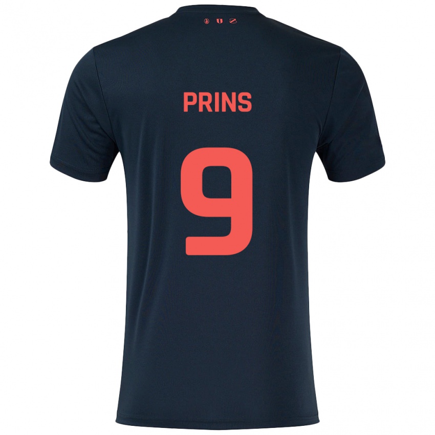 Criança Camisola Femke Prins #9 Vermelho Preto Alternativa 2024/25 Camisa Brasil