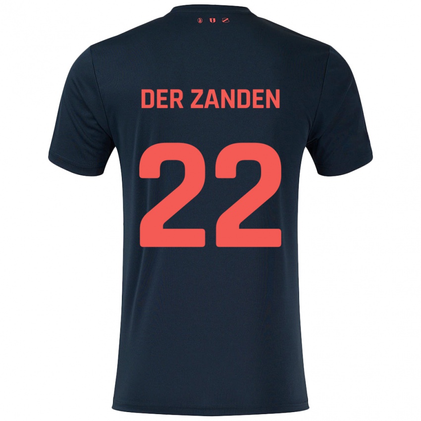 Criança Camisola Iise Van Der Zanden #22 Vermelho Preto Alternativa 2024/25 Camisa Brasil