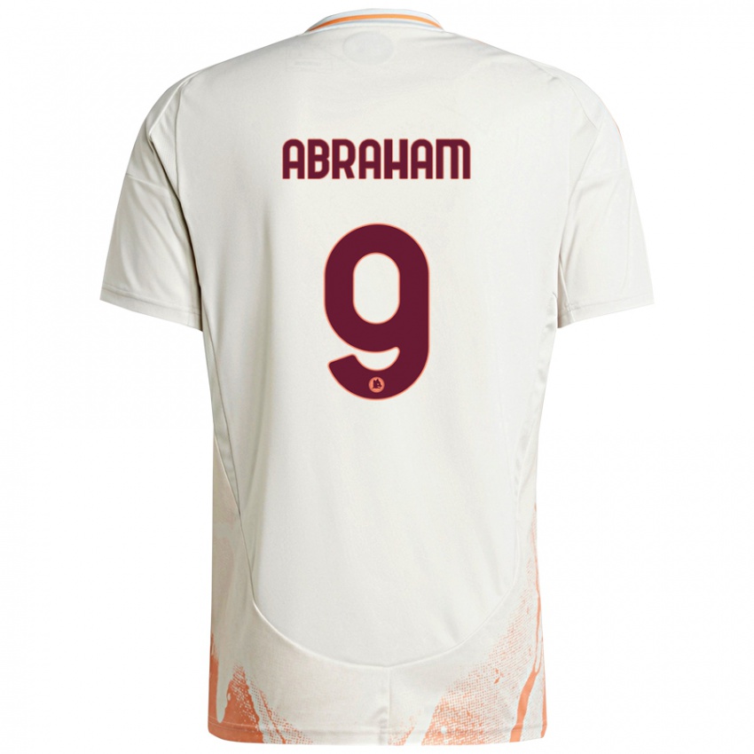 Criança Camisola Tammy Abraham #9 Creme Branco Laranja Alternativa 2024/25 Camisa Brasil