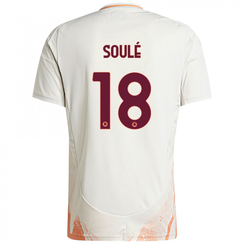 Criança Camisola Matías Soulé #18 Creme Branco Laranja Alternativa 2024/25 Camisa Brasil