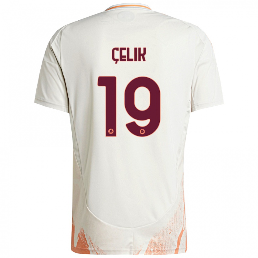 Criança Camisola Zeki Celik #19 Creme Branco Laranja Alternativa 2024/25 Camisa Brasil