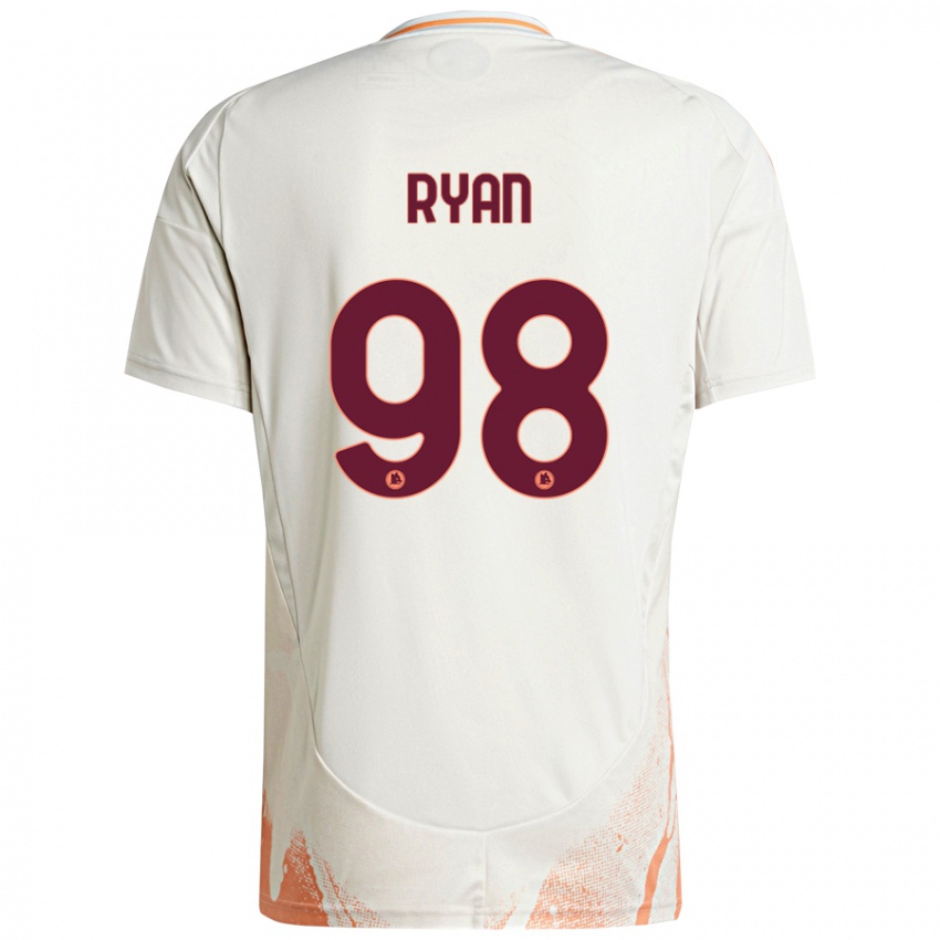 Criança Camisola Mathew Ryan #98 Creme Branco Laranja Alternativa 2024/25 Camisa Brasil