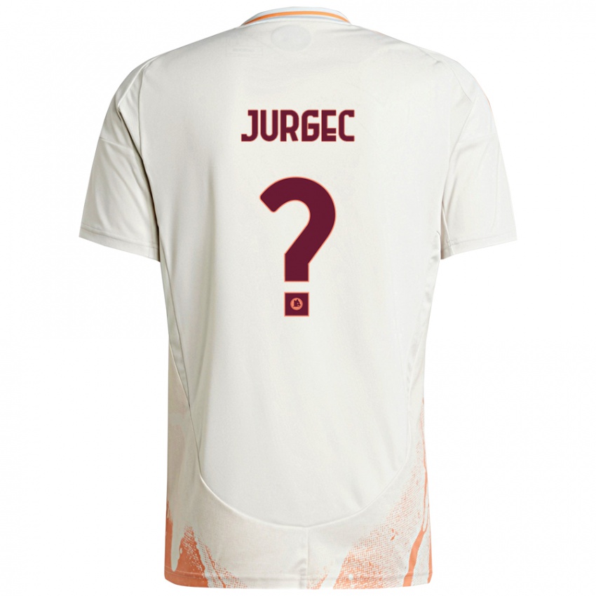 Criança Camisola Jan Jurgec #0 Creme Branco Laranja Alternativa 2024/25 Camisa Brasil