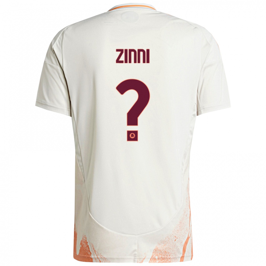 Criança Camisola Raul Zinni #0 Creme Branco Laranja Alternativa 2024/25 Camisa Brasil