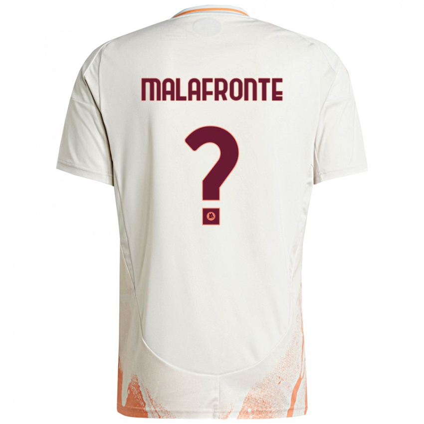 Criança Camisola Matteo Malafronte #0 Creme Branco Laranja Alternativa 2024/25 Camisa Brasil