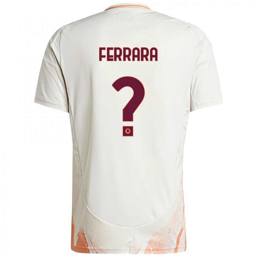 Criança Camisola Francesco Ferrara #0 Creme Branco Laranja Alternativa 2024/25 Camisa Brasil